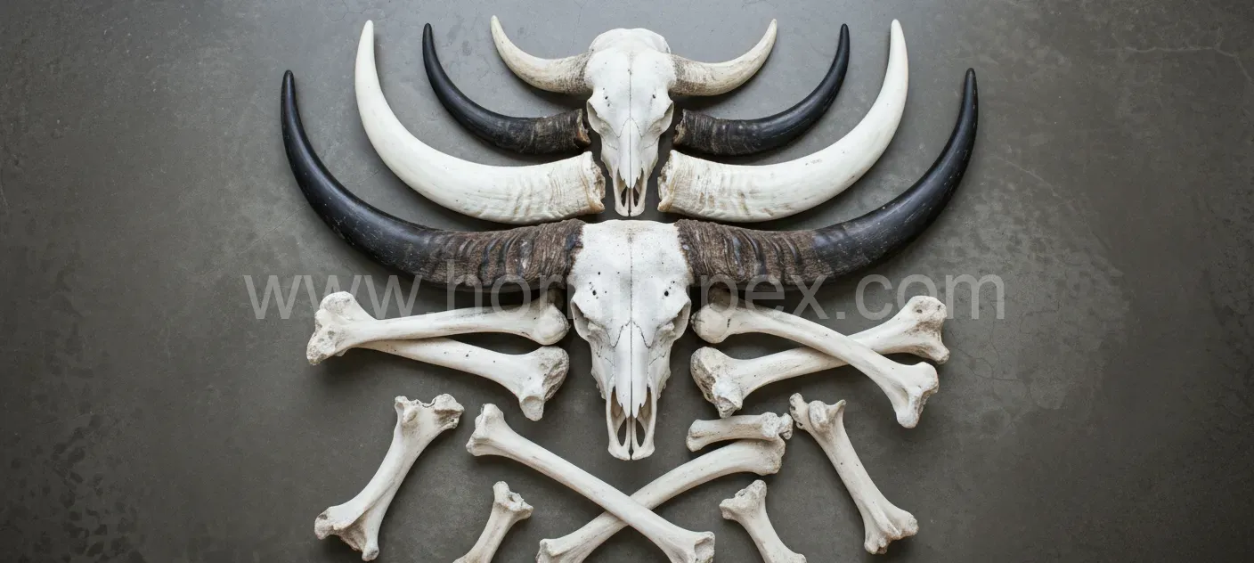 Buffalo Horn and Bone Raw Material: The Natural Foundation of Authentic Handicraft Exports from India - First Image of blog