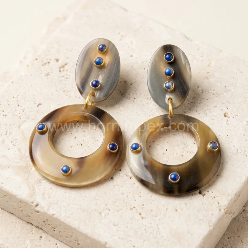 Handmade Buffalo Horn Jewelry Collection by HornImpex – Necklaces, Earrings, Bracelets & Rings Manufactured in India