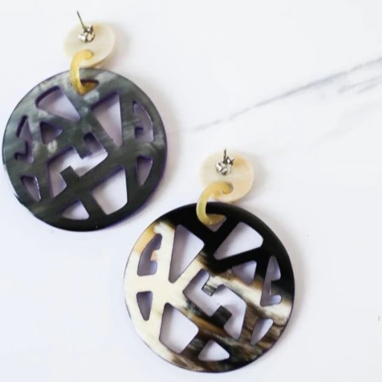 Premium Buffalo Horn Earrings – Handmade & Export Quality from India