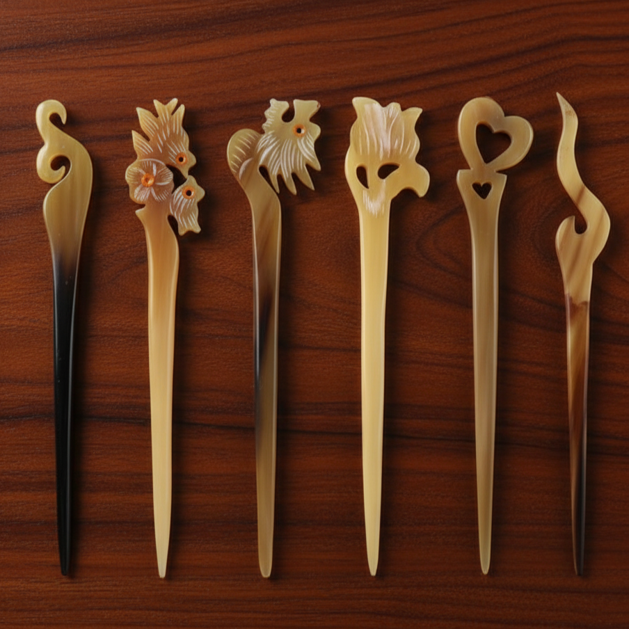 Wholesale Buffalo Horn & Bone Pins – Export Quality from India