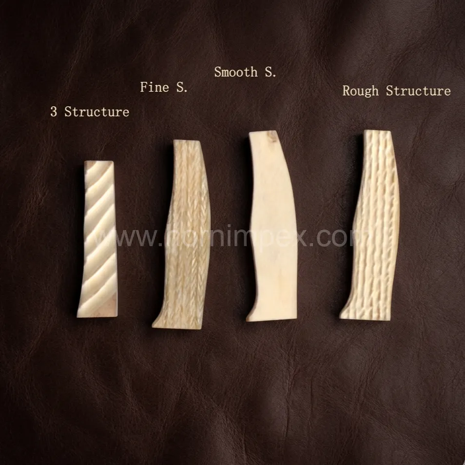 Handcrafted buffalo bone handles with intricate carvings for furniture cabinets cutlery and decorative use eco-friendly natural material