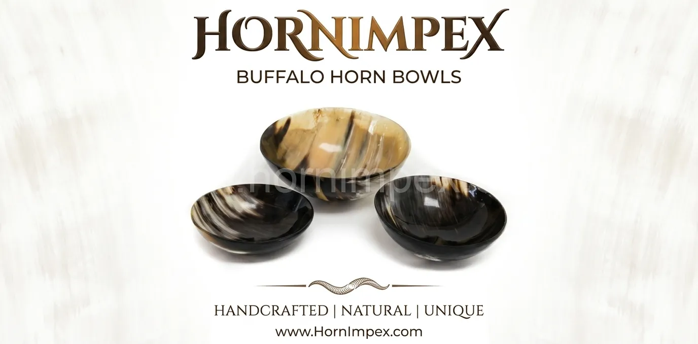 Premium Buffalo Horn Bowls Exporter from India