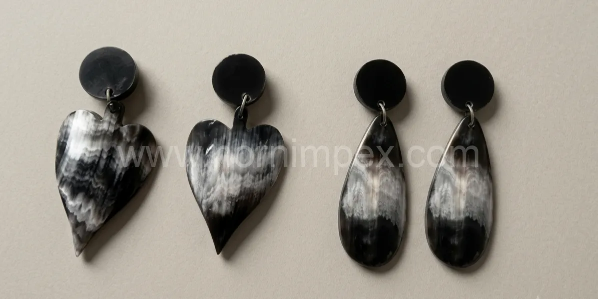 Premium Handmade Buffalo Horn Earrings Manufacturer & Exporter from India