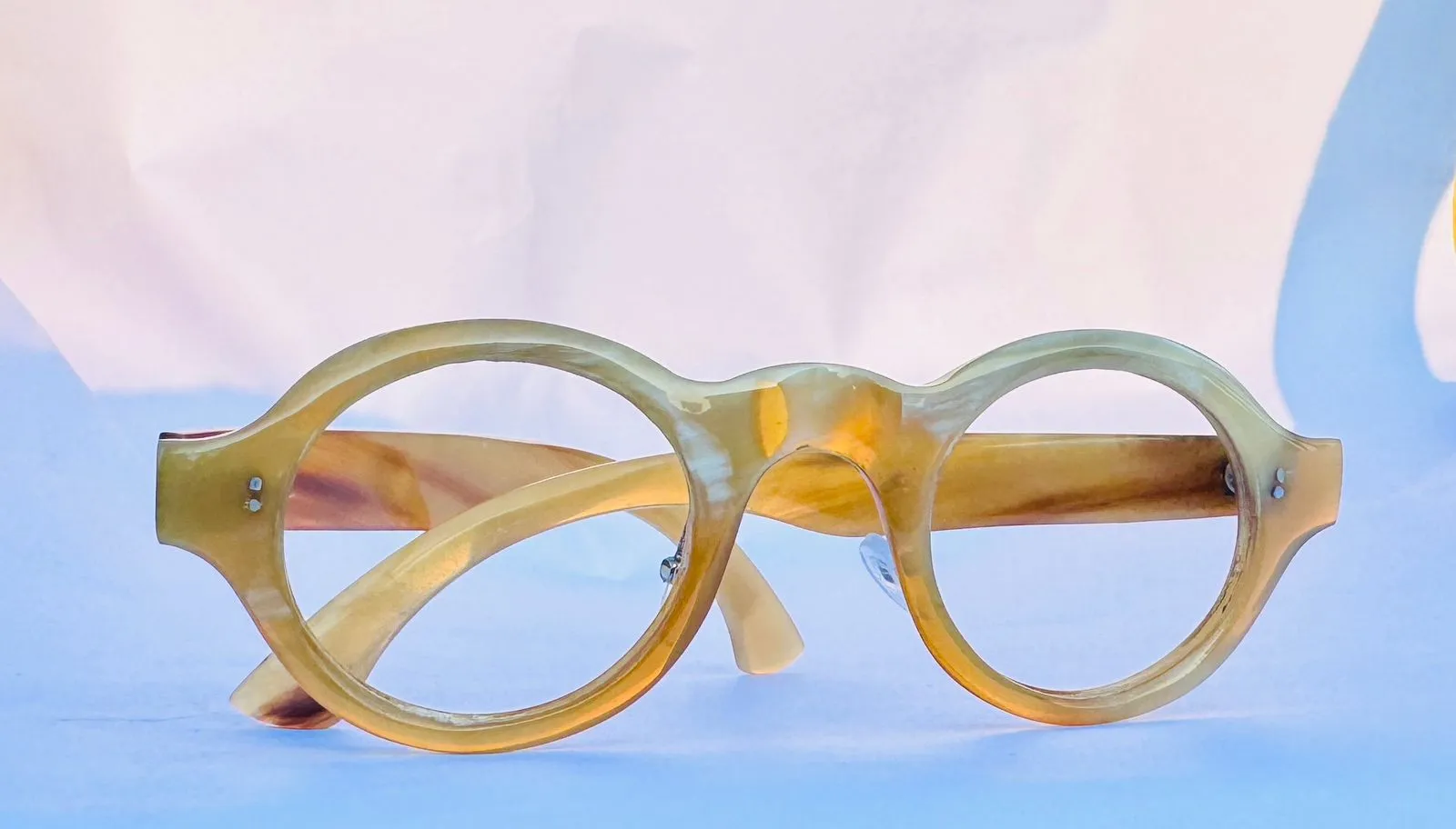 buffalo horn natural pattern eyewear – Bulk Supply & Export from India - Eyewear Frames - image 1