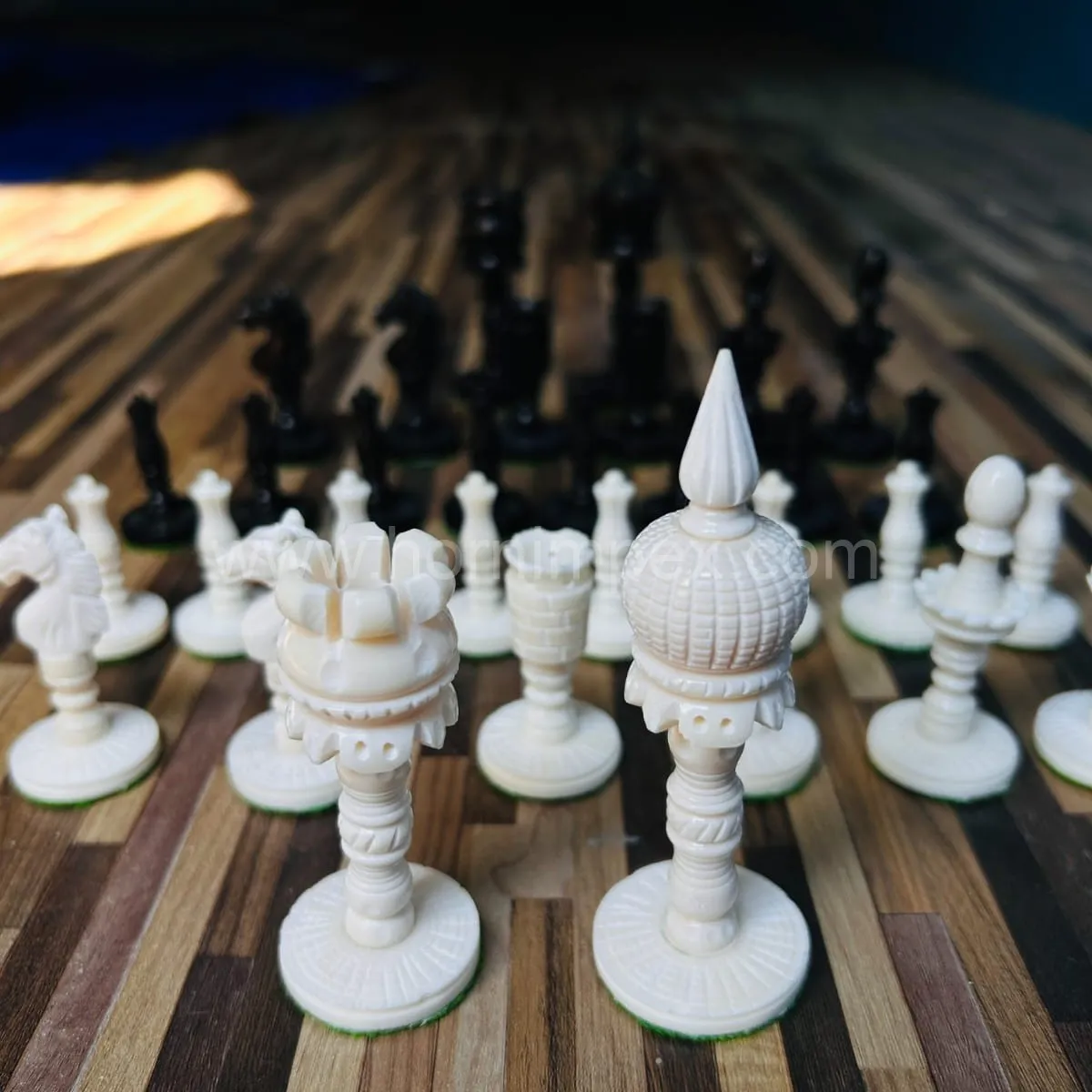 Handcrafted Bone Dice Pieces for Chess and Gaming – Bulk Supply & Export from India - Buffalo Bone Squares & Other Bone Shapes - image 1
