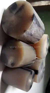 Natural Buffalo Horn Turning Blanks - Front View