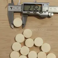 Buffalo Bone Disk Button Blanks – Handmade Export Quality - Second View