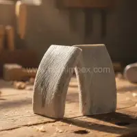 Light Buffalo Horn Najrani Dagger Handle – Polished Raw Material - Second View