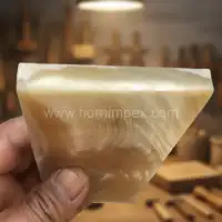 Buffalo Horn Scale Raw Material for Knife Handles & Crafts - Front View