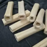 Genuine Buffalo Bone Hollow Tubes for Crafts – Bulk Supply & Export from India - Front View