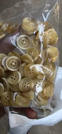 Genuine Buffalo Horn Finished Buttons For Tailoring Use – Bulk Supply & Export from India