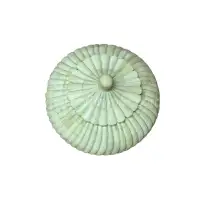 Handmade Bone and Horn Inlay Storage Box – Antique Decorative Keepsake Jar with Lid - Second View