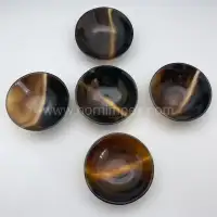 Handcrafted Horn Bowls – Natural Elegance by HornImpex India - Front View