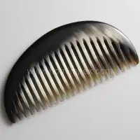 Natural Horn Hair Combs – Handmade & Wholesale Exporter from India - Front View