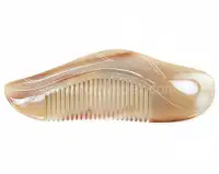 Handmade Buffalo Horn Comb – Natural, Polished, Eco-Friendly - Second View