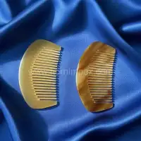 Buffalo Horn Beard & Mustache Comb – Handmade, Pocket-Friendly - Second View