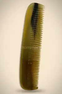 Buffalo Horn Hair Comb – Handmade, Long & Polished - Second View