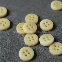 Premium Handmade Bone Conzo Buttons – Indian Exporter - Front View