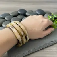 Natural Horn Cuff Bracelet – Handmade Light Horn Jewelry Wholesale Export - Second View