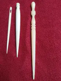 Natural Bone Pins for Fashion Accessories – Bulk Supply & Export from India - Front View