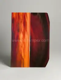 Natural Polished Buffalo Horn Scales & Slabs Wholesale - Front View