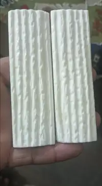 Premium Buffalo Bone Knife Handles With Unique Carving – Bulk Supply & Export from India - Front View