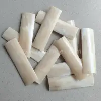 Premium Buffalo Bone Scales for Knife Handle Crafting - Front View