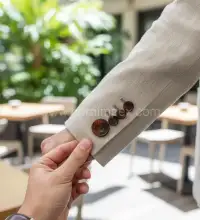 Premium Natural Buffalo Horn Buttons – Wholesale Export - Second View