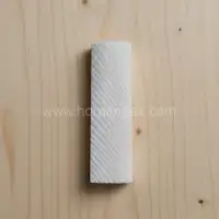 Textured Bone Knife Handle Scales – Cross Hatch Pattern Blanks - Front View