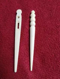 Wholesale Natural Bone Pins for Crafts – Bulk Supply & Export from India - Front View